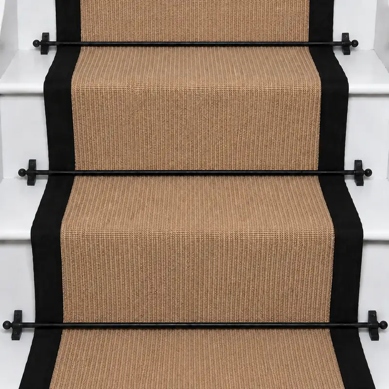 Light brown Stair carpet