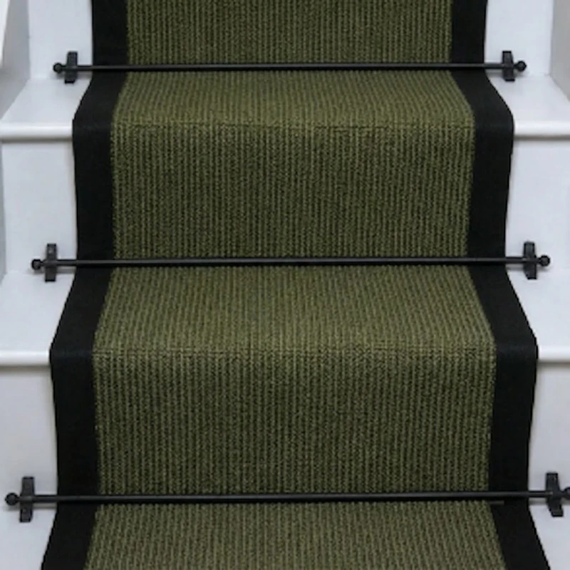 Olive Green Stair Carpet
