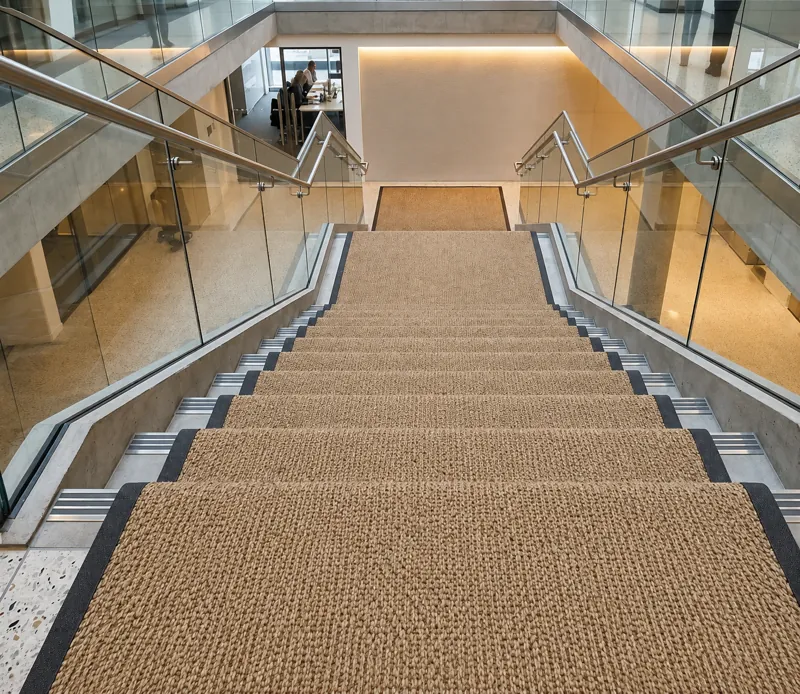 sisal boucle wave stair